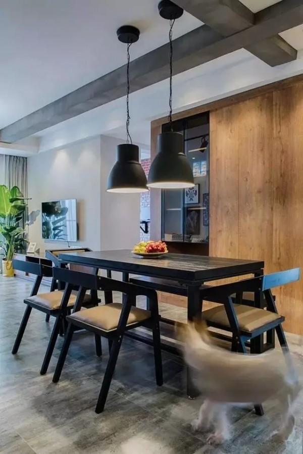 空间|100㎡现代小资风，简约工业范，年轻高级感