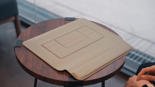 海外众筹346万！这电脑包自带支架超轻便，脊椎舒服炸了