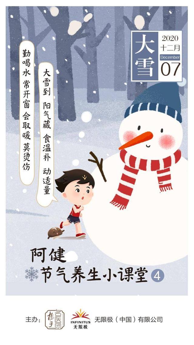 阿健节气养生小课堂④ | 大雪补得当，一年不受寒