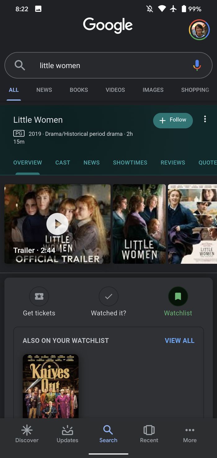 太平洋电脑网：谷歌新增Watchlist功能：方便用户标记电视剧
