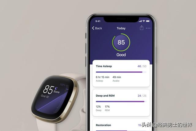 最先进的智能手表Fitbit Sense