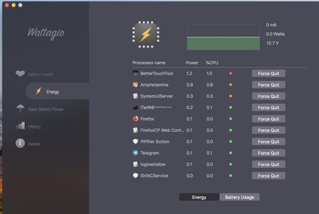 Wattagio for Mac(电池管理)