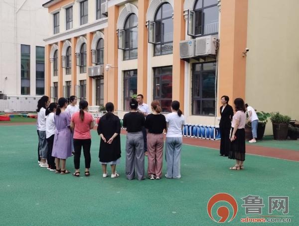 无穷的温馨|东营市广饶县西苑幼儿园组织2020春季学期防踩踏应急疏散演练