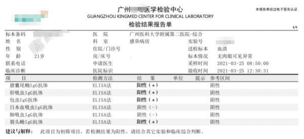 肝吸虫|女子突发高烧紧急住院！原因竟是春节家庭聚餐时……