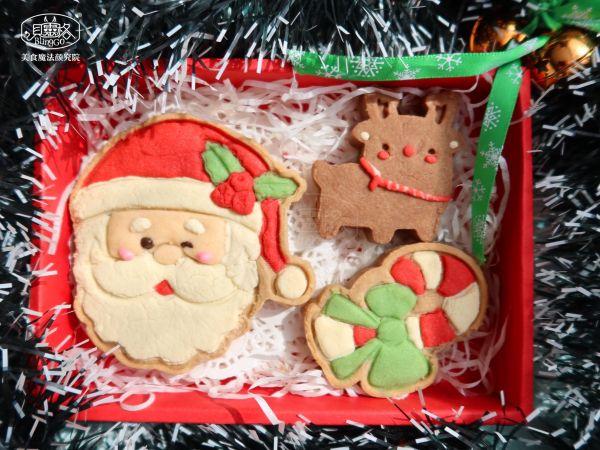 超有feel圣诞凤梨酥，饼干模做巨简单