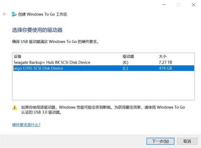 出行，带上随身Windows系统：aigo固态U盘 U395