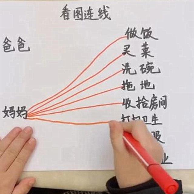 [天使宝贝]小女儿玩“连连看”，结局让爸爸防不胜防，现实版一动不动的父爱