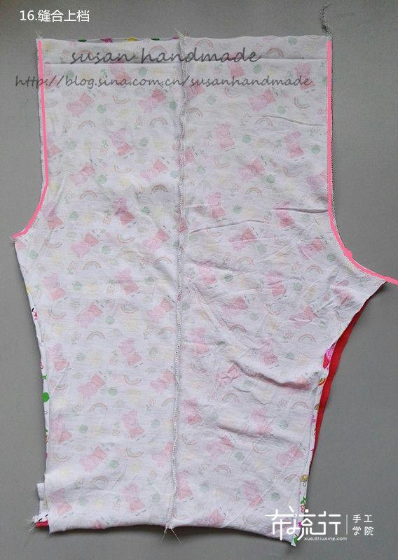 玻璃球的空气|小翻驳领儿童家居服,附过程&公式图纸教学