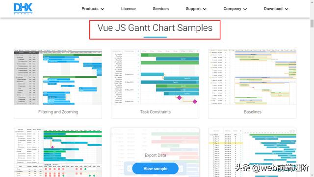 基于 Vue+Gantt 构建甘特图组件