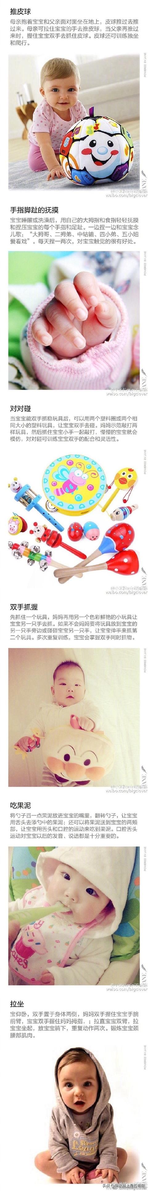 「超级宝妈」0-11月龄宝宝大动作和精细动作锻炼方法
