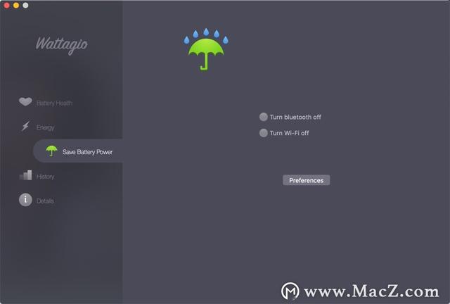 Wattagio for Mac(电池管理)