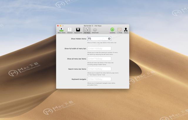 Bartender 3 for Mac(菜单栏管理工具)