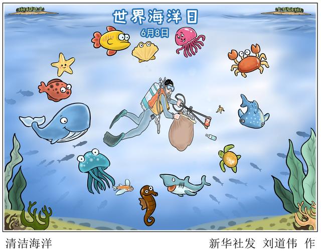 世界海洋日〕清洁海洋