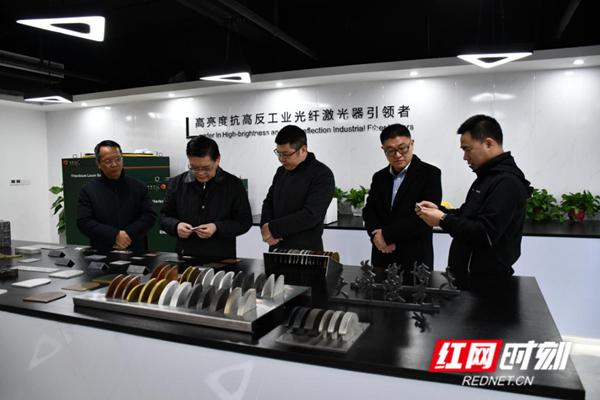 王又良一行调研麓谷科创园大科激光
