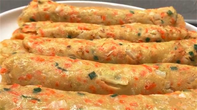 家常蔬菜早餐饼做法，柔软不发硬，营养丰富，老人孩子都爱吃