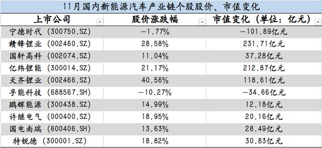 11月销量同比增长超1倍，特斯拉市值一度冲破4万亿元，谁引燃了新能源车市？