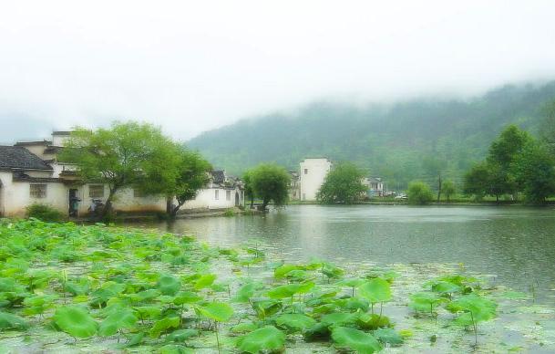 旅行柚子君@春天最适合去哪里玩？安徽这几个古镇美不胜收，特别是下雨天
