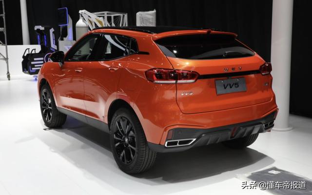 新车丨车展中的一抹亮色，新款WEY VV5元气橙版发布