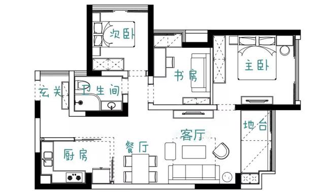 85平米的二居室，运用北欧的装修风格效果是怎样的？