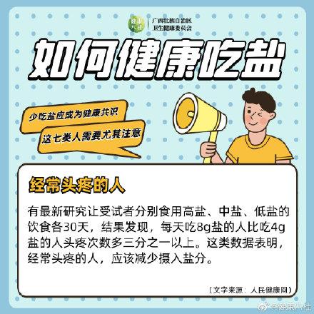 健康|健康科普：如何健康摄入盐？哪七类人要少摄入盐？科普来了