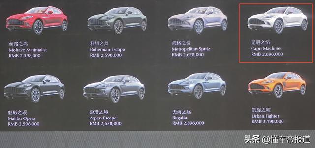 新车｜售价近300万，汽车界的小罐茶？曝阿斯顿·马丁新SUV