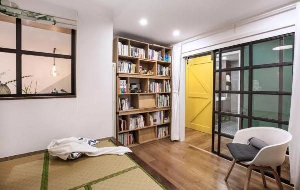 设计|闺蜜的80平北欧风小户型二居室，喜欢这个小吧台和榻榻米