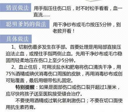你的育儿经|实用帖！孩子容易磕伤碰伤，聪明爸妈都是这么处理