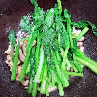 蚝油香菇菜心#李锦记旧庄蚝油鲜蚝鲜煮#