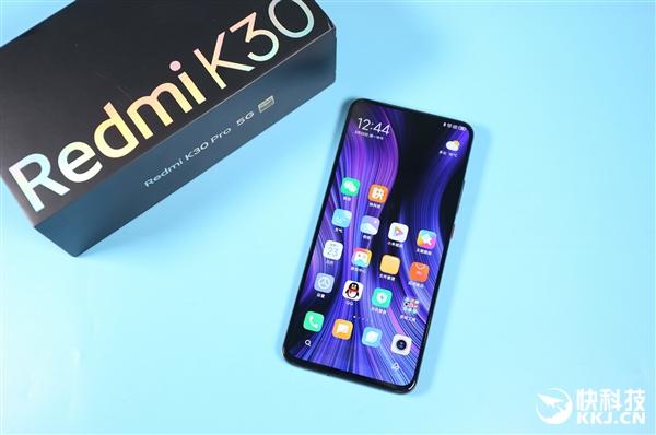 环球网：Redmi K30 Pro开箱图赏：弹出式真全面屏 无水滴无挖孔