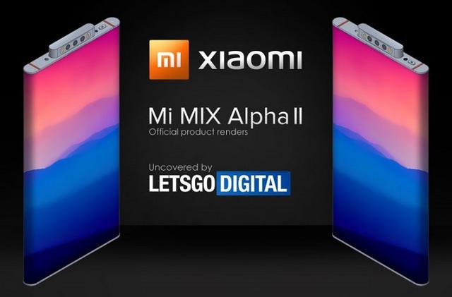 疑似小米MIX Alpha II环绕屏智能机设计专利曝光 采用弹出式三摄方案