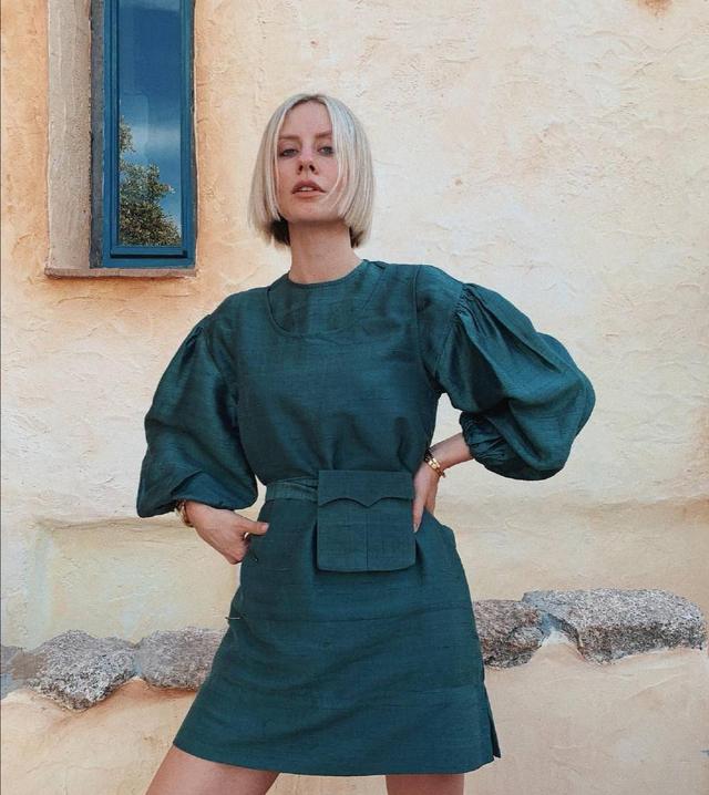 时尚探究社超时尚的短发网红教你穿搭，优雅修身的欧美风，给你不一样的魅力