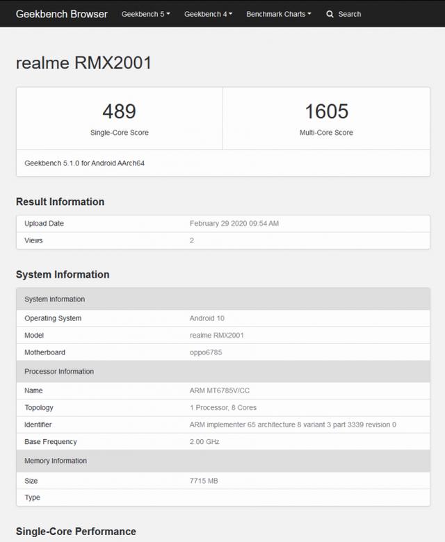 『环球网』首款90Hz千元机realme 6价格曝光