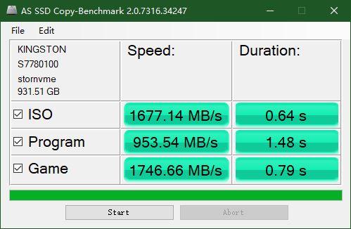 金士顿KC2500 1TB M.2 SSD评测