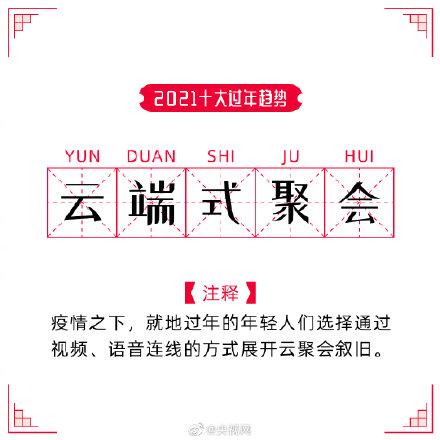 过年|盘点一波2021十大过年趋势