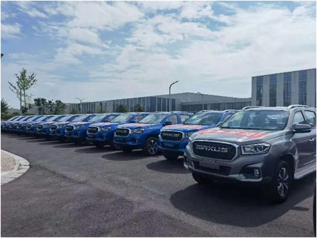 大通|40辆上汽大通MAXUS应急救援车抵豫