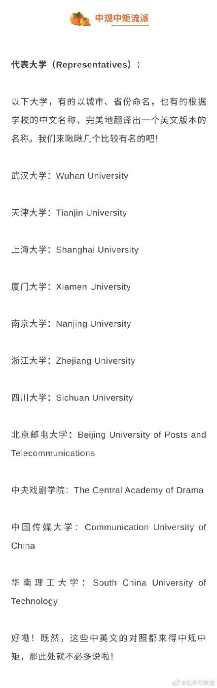 中国大学|中国大学起英文名，路子实在是太野了