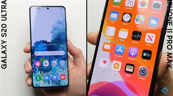 [太平洋电脑网]5g手机哪款好？三星S20 Ultra对比iPhone跌落测试告别你