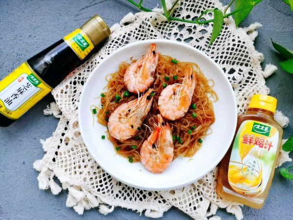 #太太乐鲜鸡汁芝麻香油#鲜虾粉丝煲