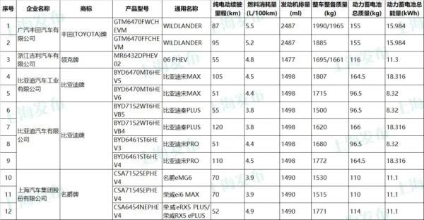 准车主，这12款新能源乘用车型有望享受车船税优惠