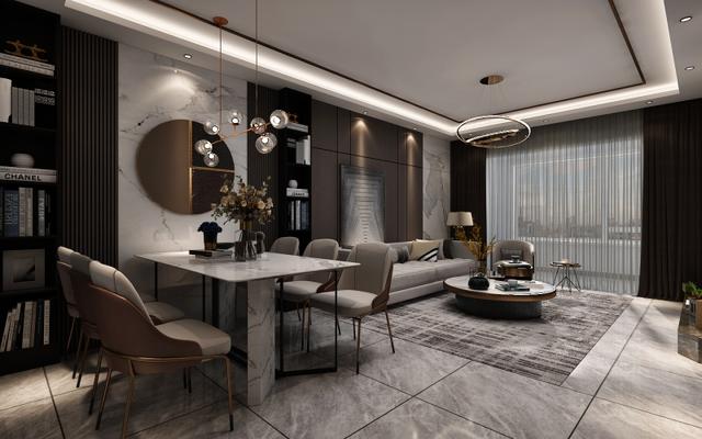 86平米的现代风装修，这套二居室简直就是让人宁静的心灵港湾