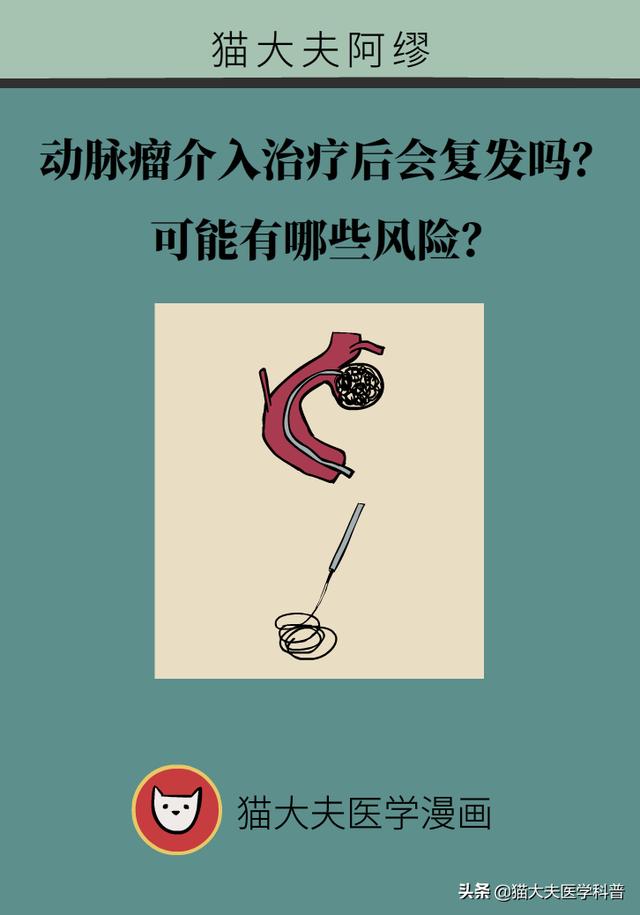 动脉瘤介入治疗后会复发吗？可能有哪些风险？