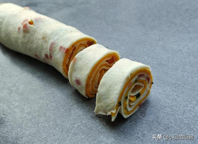 教你用鸡蛋做别致的双色卷，家里有孩子的快学，秒变妈妈的拿手菜