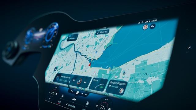 奔驰发布MBUX Hyperscreen交互系统
