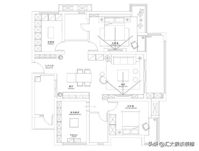 140㎡的精装房，她嫌太没品，投入35万做改造，完工确实很赞