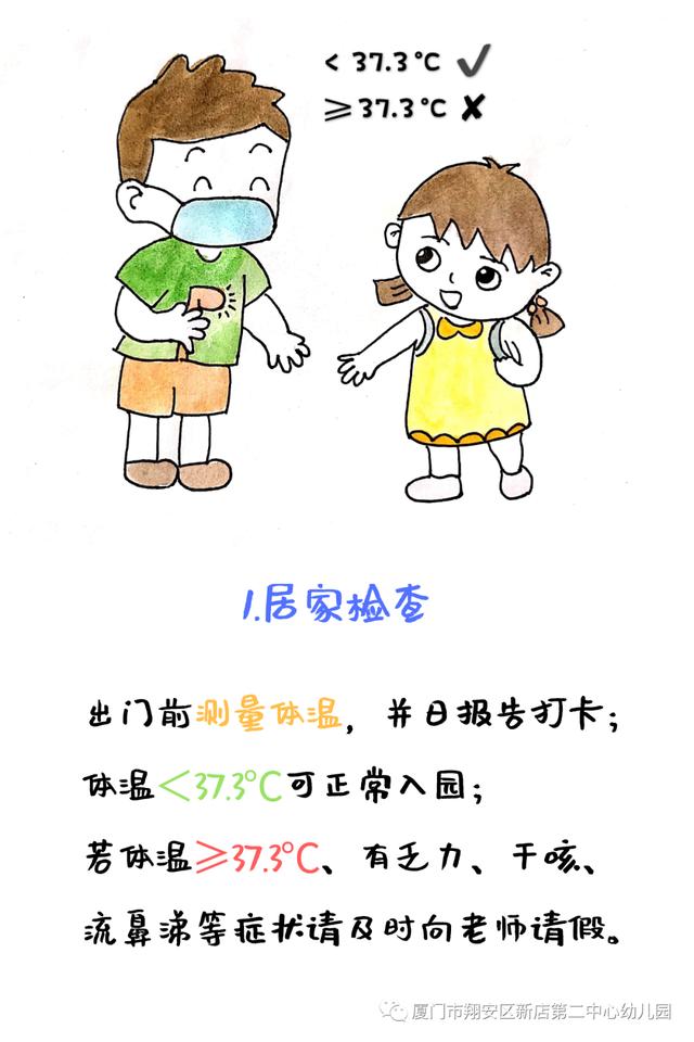 你的育儿经|翔安这所幼儿园不“疫”样的一日生活流程指南来啦！（手绘版）