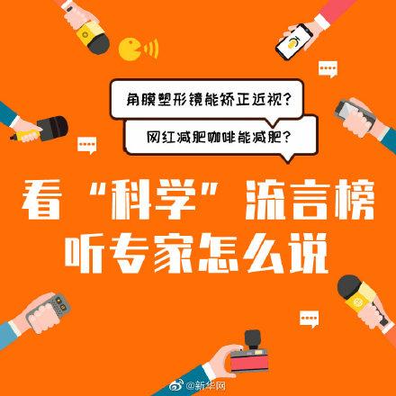 减肥|角膜塑形镜能矫正近视？网红减肥咖啡能减肥？看“科学”流言榜 听专家怎么说