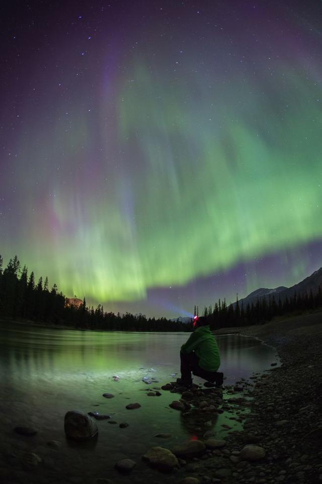 [旅行柚子君]在加拿大的星空下，闪耀女神的光芒吧