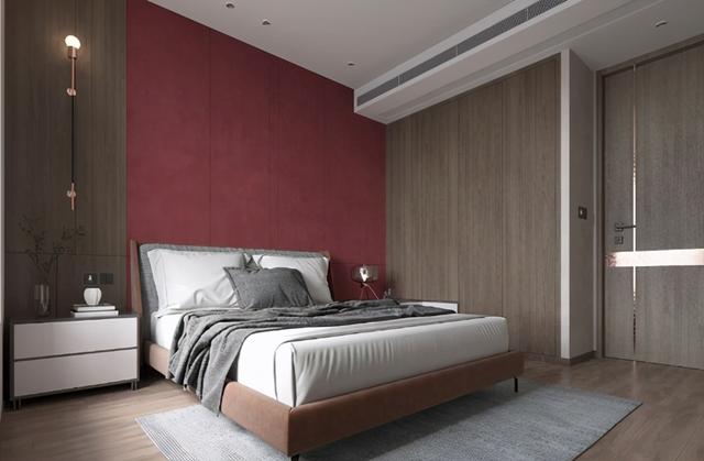 卧室怎样装修？木饰面在卧室装修中的巧妙运用，真是太美了