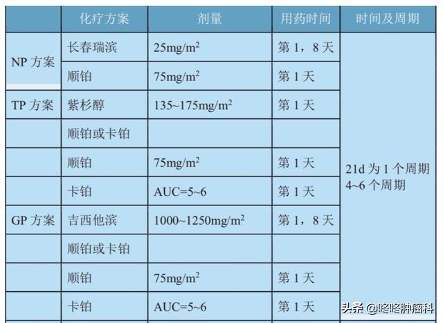 盘点：肺癌患者常用的化疗药物