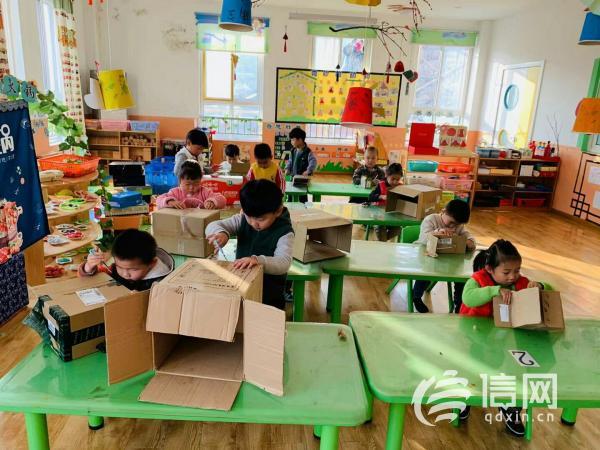 五龙涧幼儿园举行垃圾分类实践活动